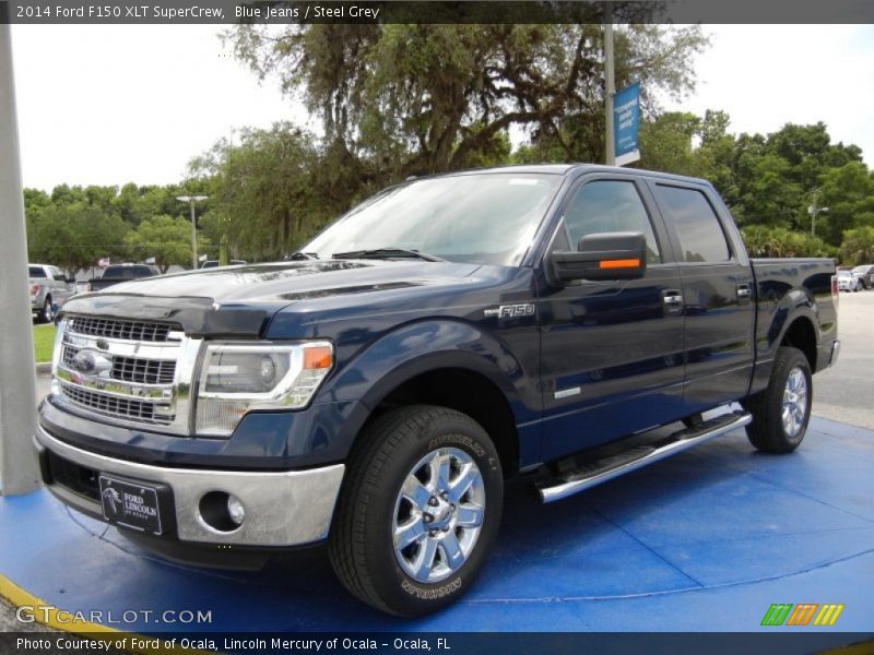 Blue Jeans / Steel Grey 2014 Ford F150 XLT SuperCrew