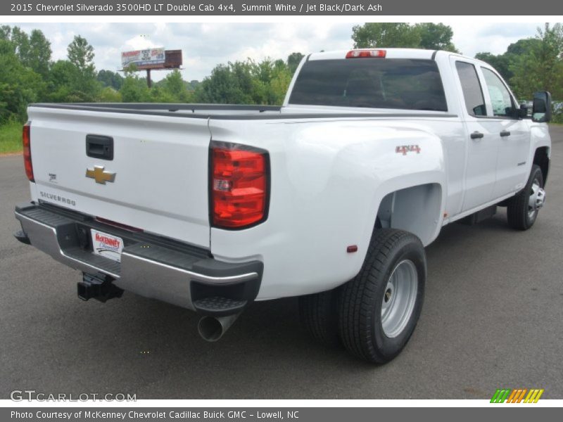 Summit White / Jet Black/Dark Ash 2015 Chevrolet Silverado 3500HD LT Double Cab 4x4