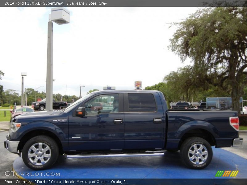 Blue Jeans / Steel Grey 2014 Ford F150 XLT SuperCrew