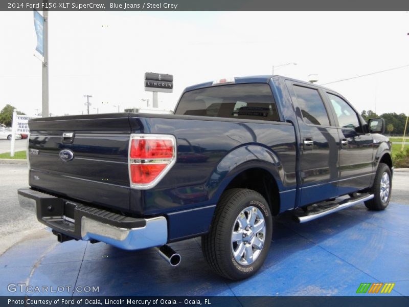 Blue Jeans / Steel Grey 2014 Ford F150 XLT SuperCrew