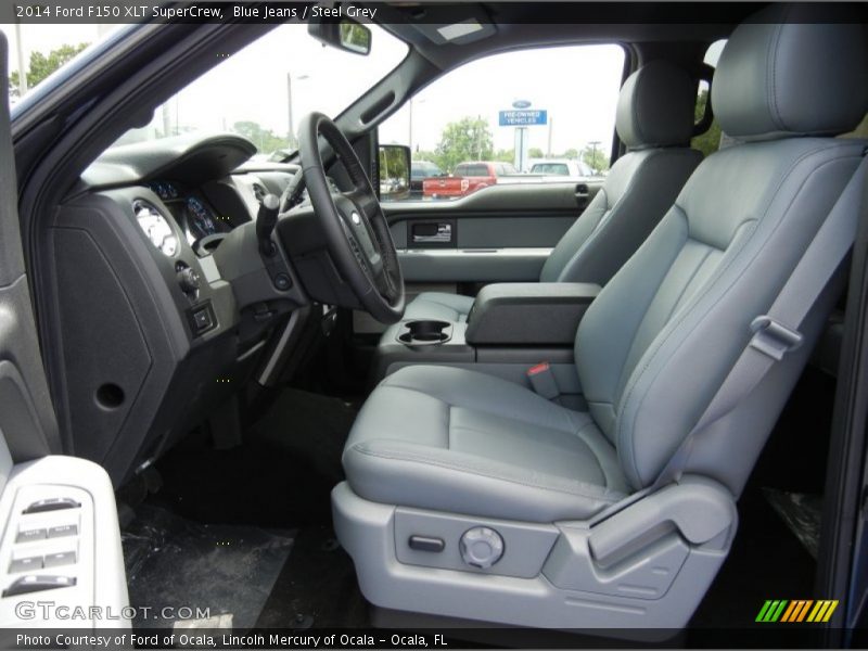 Blue Jeans / Steel Grey 2014 Ford F150 XLT SuperCrew