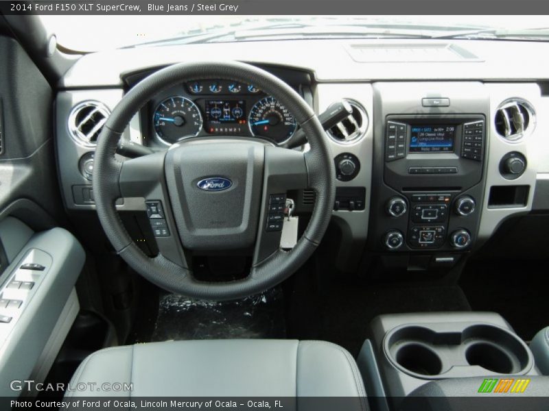 Blue Jeans / Steel Grey 2014 Ford F150 XLT SuperCrew