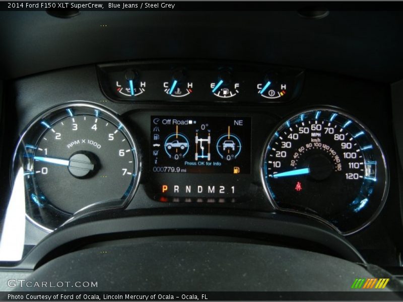 Blue Jeans / Steel Grey 2014 Ford F150 XLT SuperCrew