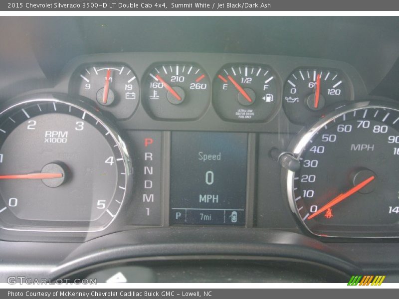 Summit White / Jet Black/Dark Ash 2015 Chevrolet Silverado 3500HD LT Double Cab 4x4