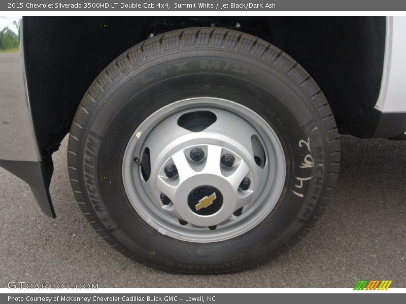 Summit White / Jet Black/Dark Ash 2015 Chevrolet Silverado 3500HD LT Double Cab 4x4
