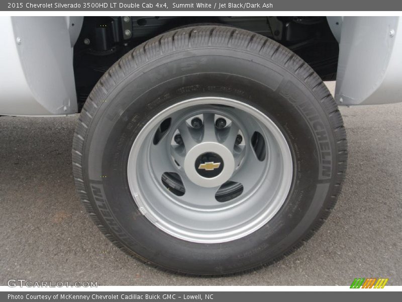 Summit White / Jet Black/Dark Ash 2015 Chevrolet Silverado 3500HD LT Double Cab 4x4