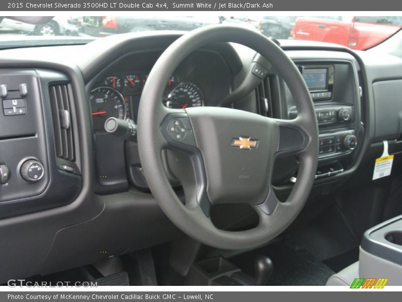 Summit White / Jet Black/Dark Ash 2015 Chevrolet Silverado 3500HD LT Double Cab 4x4