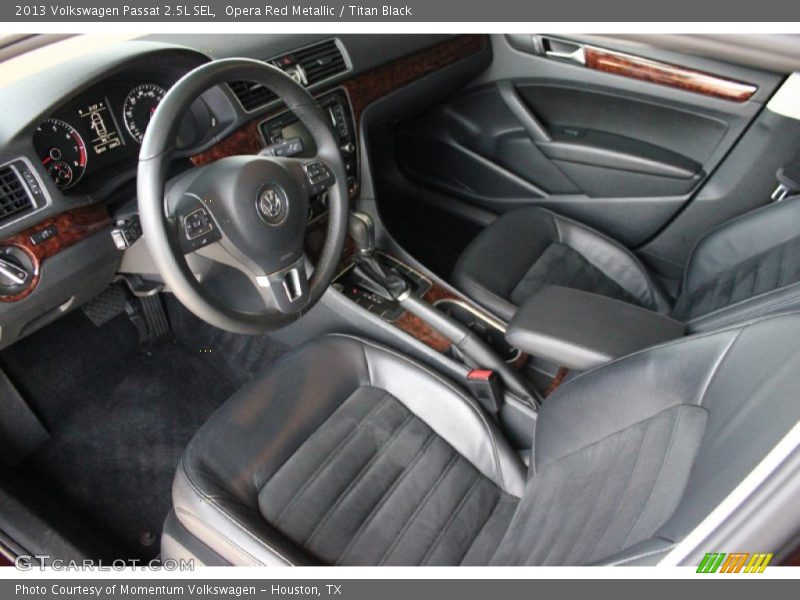Opera Red Metallic / Titan Black 2013 Volkswagen Passat 2.5L SEL