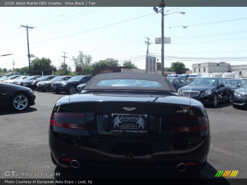 Onyx Black / Tan 2006 Aston Martin DB9 Volante