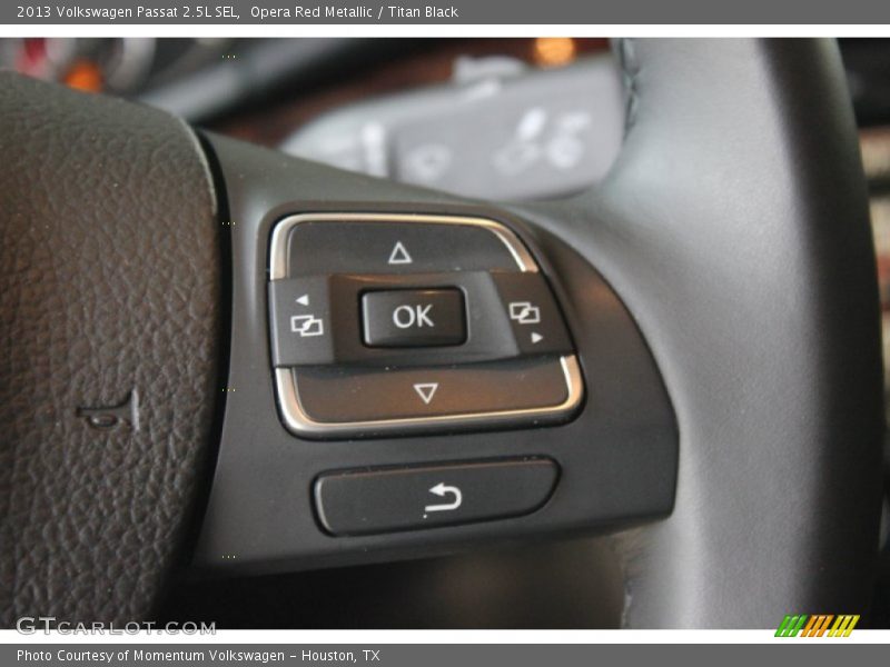 Opera Red Metallic / Titan Black 2013 Volkswagen Passat 2.5L SEL