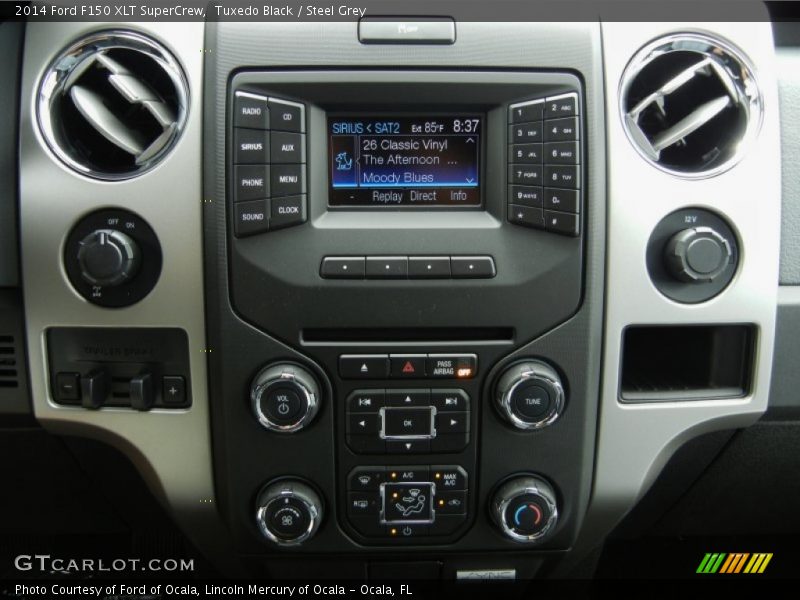 Tuxedo Black / Steel Grey 2014 Ford F150 XLT SuperCrew
