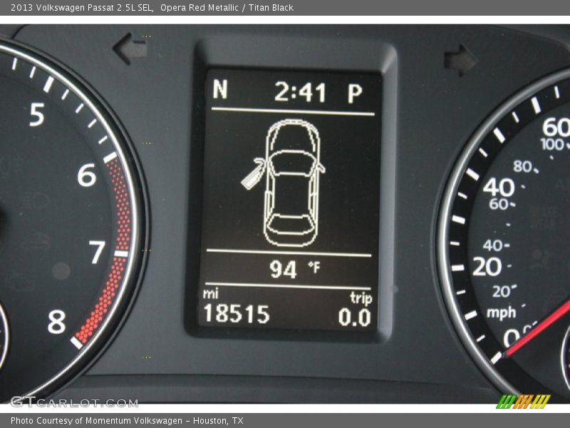 Opera Red Metallic / Titan Black 2013 Volkswagen Passat 2.5L SEL