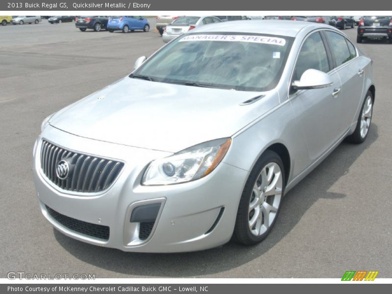 Quicksilver Metallic / Ebony 2013 Buick Regal GS