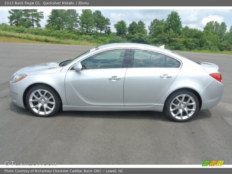 Quicksilver Metallic / Ebony 2013 Buick Regal GS