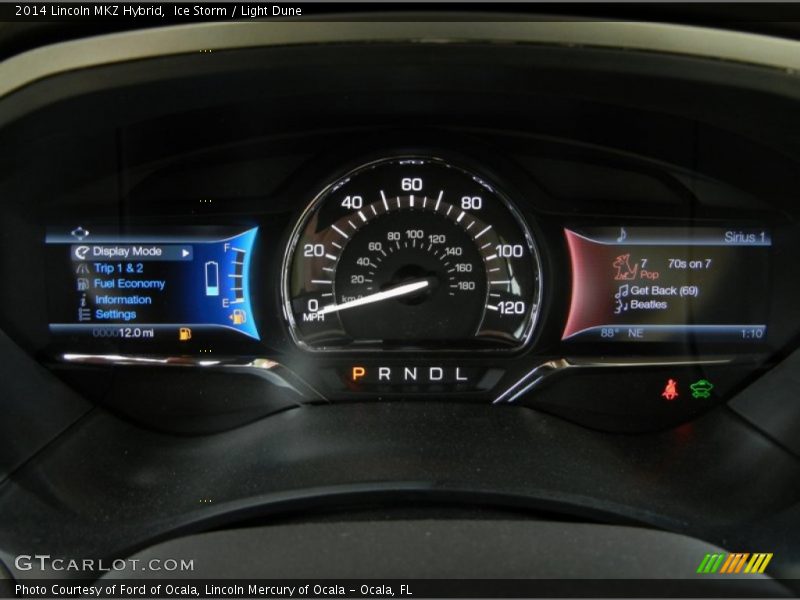 Ice Storm / Light Dune 2014 Lincoln MKZ Hybrid