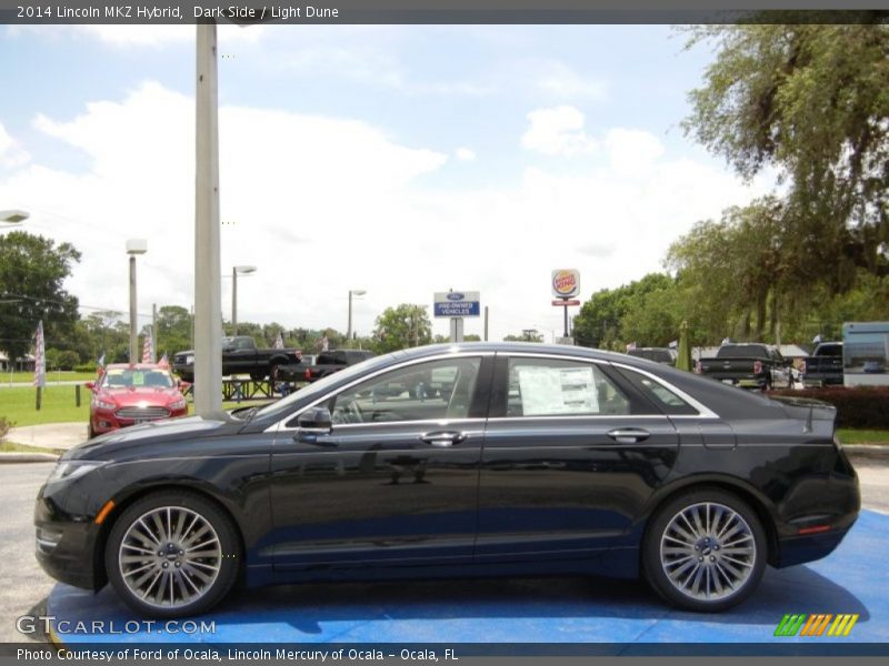 Dark Side / Light Dune 2014 Lincoln MKZ Hybrid