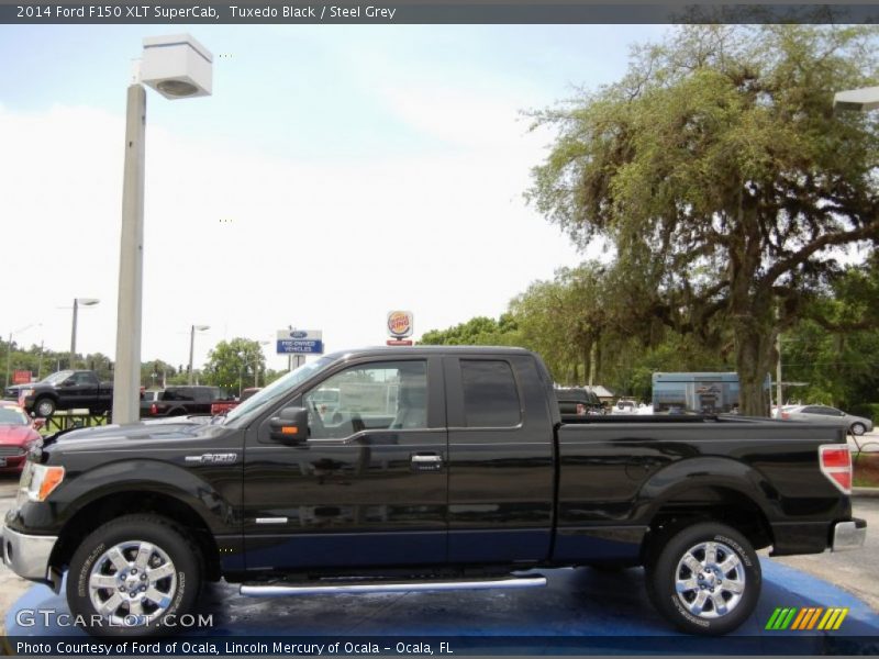 Tuxedo Black / Steel Grey 2014 Ford F150 XLT SuperCab