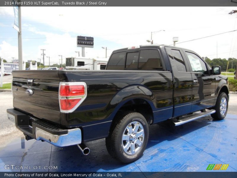 Tuxedo Black / Steel Grey 2014 Ford F150 XLT SuperCab