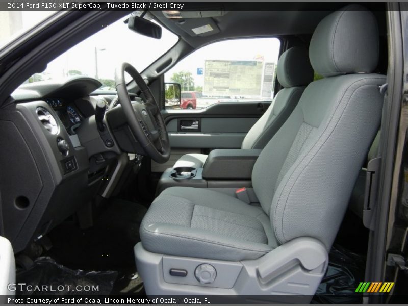 Tuxedo Black / Steel Grey 2014 Ford F150 XLT SuperCab