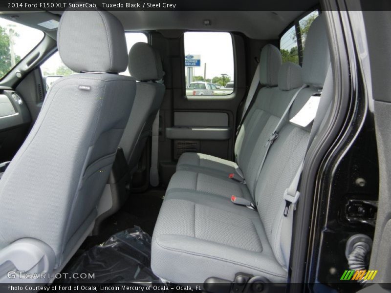 Tuxedo Black / Steel Grey 2014 Ford F150 XLT SuperCab