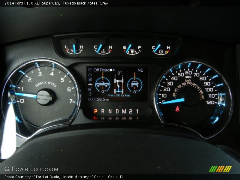 Tuxedo Black / Steel Grey 2014 Ford F150 XLT SuperCab
