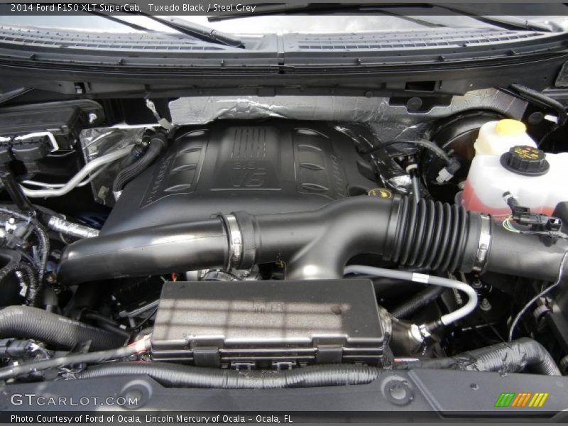 Tuxedo Black / Steel Grey 2014 Ford F150 XLT SuperCab