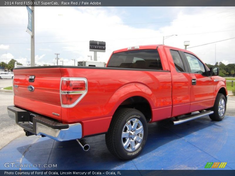 Race Red / Pale Adobe 2014 Ford F150 XLT SuperCab