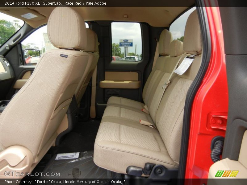 Race Red / Pale Adobe 2014 Ford F150 XLT SuperCab