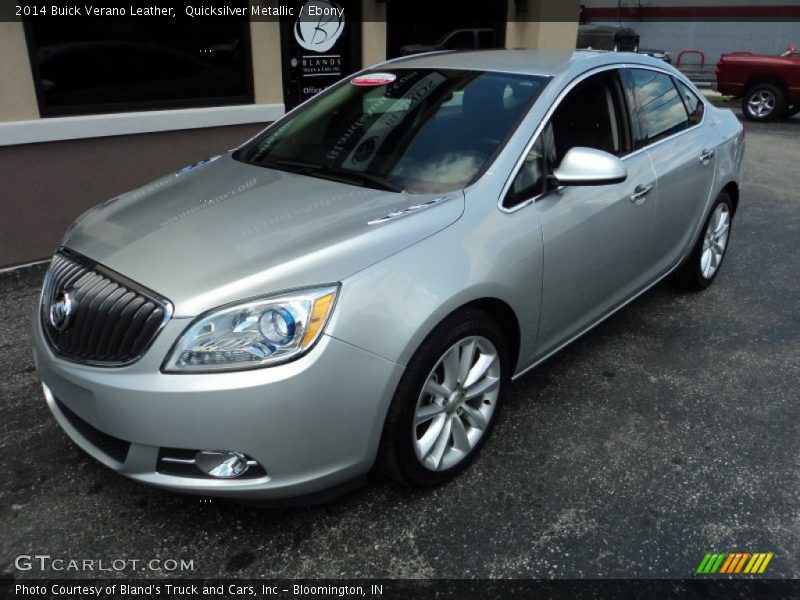 Quicksilver Metallic / Ebony 2014 Buick Verano Leather
