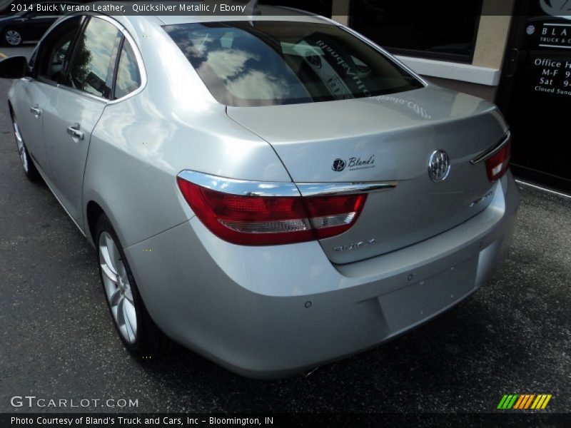 Quicksilver Metallic / Ebony 2014 Buick Verano Leather