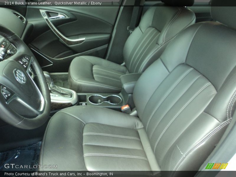 Quicksilver Metallic / Ebony 2014 Buick Verano Leather