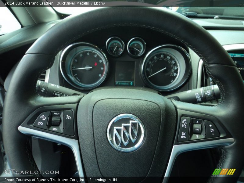 Quicksilver Metallic / Ebony 2014 Buick Verano Leather