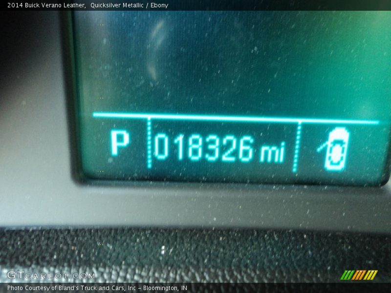 Quicksilver Metallic / Ebony 2014 Buick Verano Leather