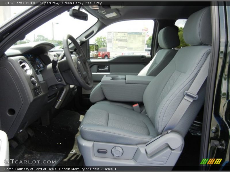 Green Gem / Steel Grey 2014 Ford F150 XLT SuperCrew