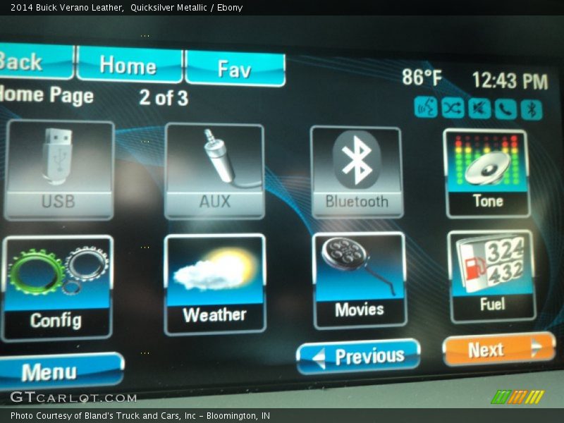 Quicksilver Metallic / Ebony 2014 Buick Verano Leather