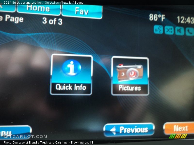 Quicksilver Metallic / Ebony 2014 Buick Verano Leather