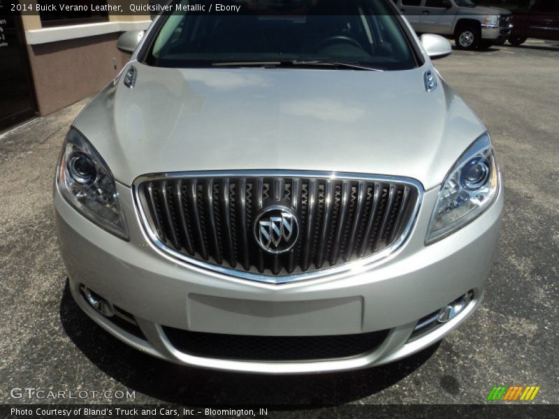 Quicksilver Metallic / Ebony 2014 Buick Verano Leather