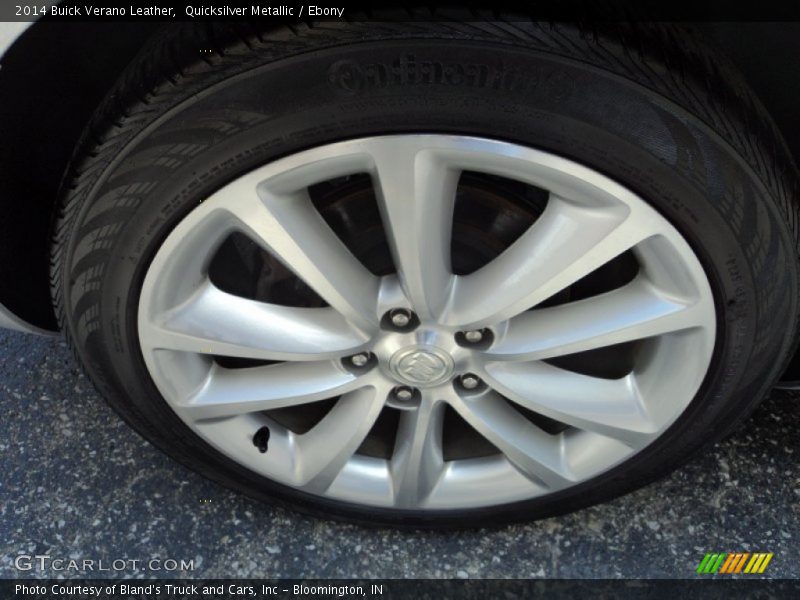 Quicksilver Metallic / Ebony 2014 Buick Verano Leather