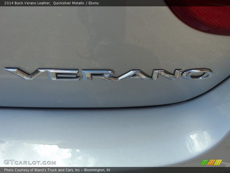Quicksilver Metallic / Ebony 2014 Buick Verano Leather