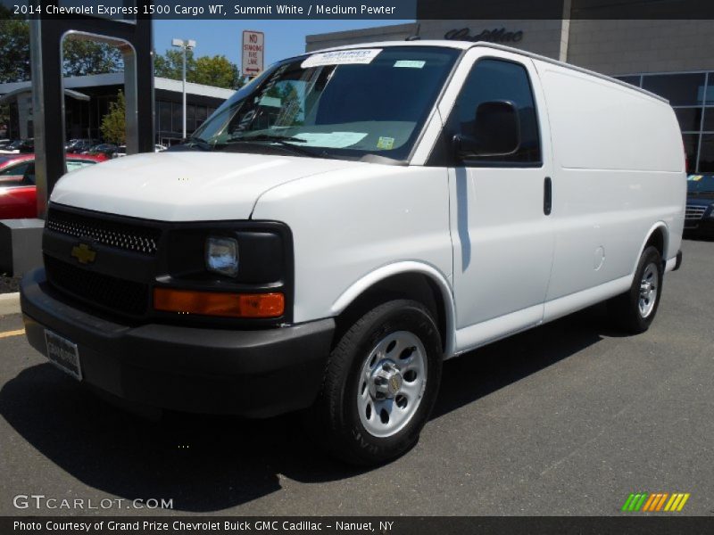 Summit White / Medium Pewter 2014 Chevrolet Express 1500 Cargo WT