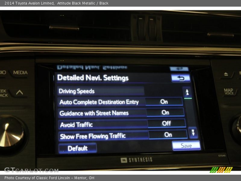 Attitude Black Metallic / Black 2014 Toyota Avalon Limited