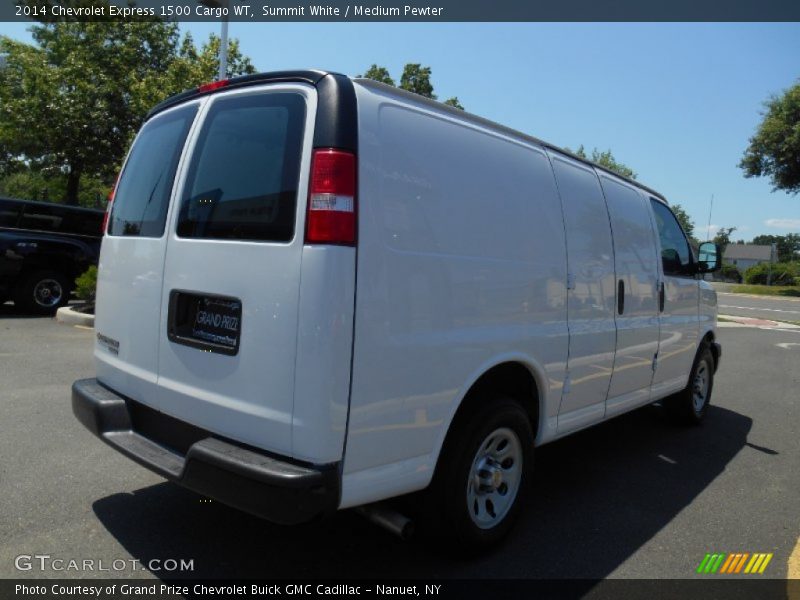 Summit White / Medium Pewter 2014 Chevrolet Express 1500 Cargo WT