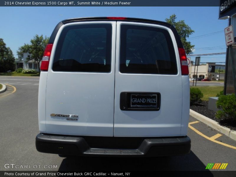 Summit White / Medium Pewter 2014 Chevrolet Express 1500 Cargo WT