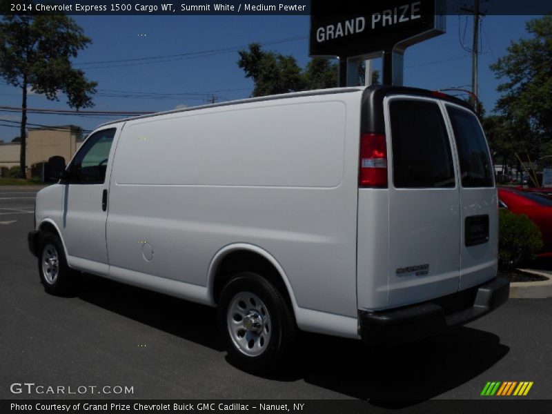 Summit White / Medium Pewter 2014 Chevrolet Express 1500 Cargo WT
