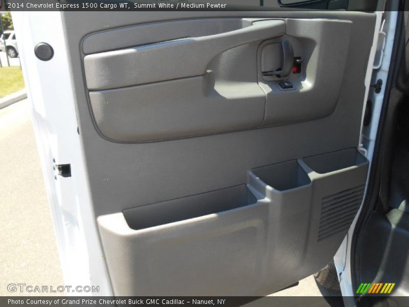 Summit White / Medium Pewter 2014 Chevrolet Express 1500 Cargo WT