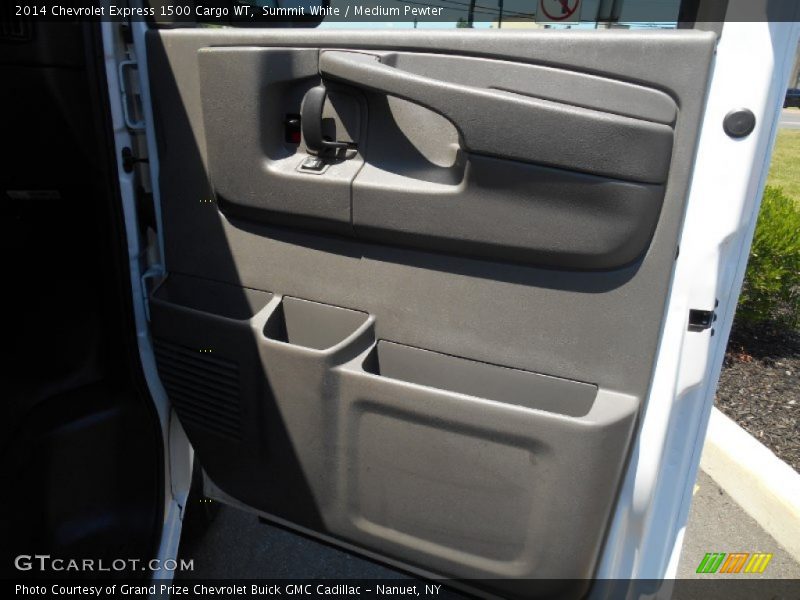 Summit White / Medium Pewter 2014 Chevrolet Express 1500 Cargo WT