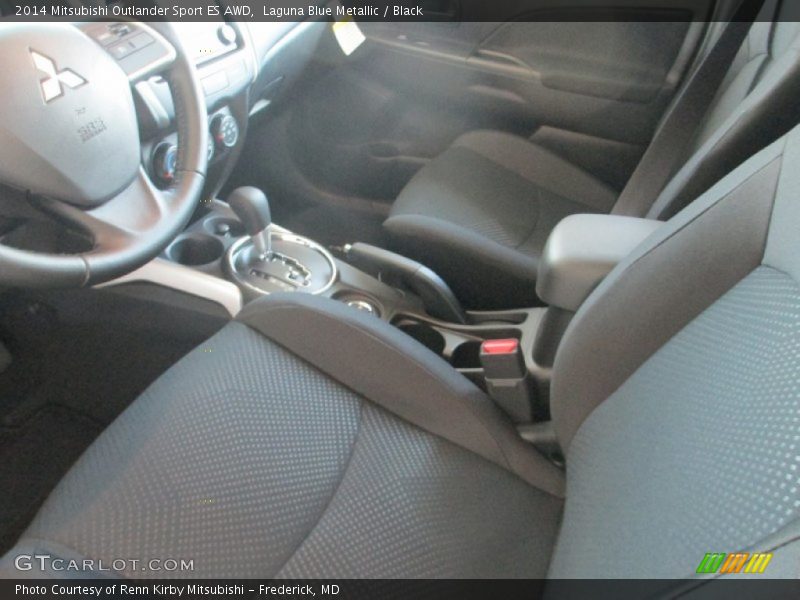 Laguna Blue Metallic / Black 2014 Mitsubishi Outlander Sport ES AWD