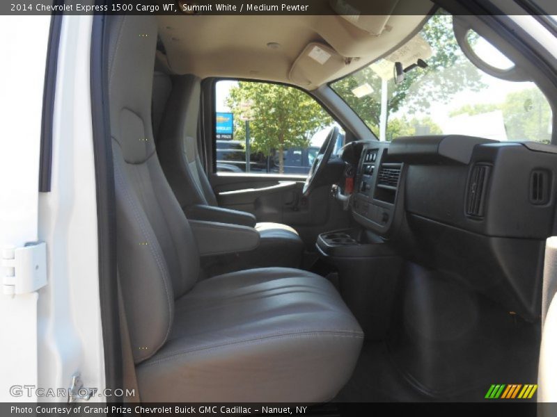 Summit White / Medium Pewter 2014 Chevrolet Express 1500 Cargo WT