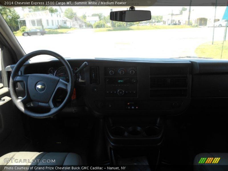 Summit White / Medium Pewter 2014 Chevrolet Express 1500 Cargo WT
