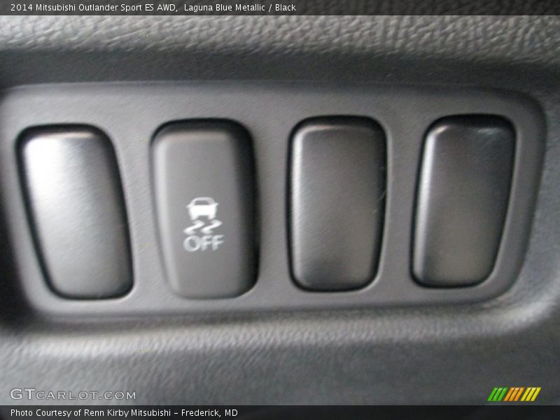 Laguna Blue Metallic / Black 2014 Mitsubishi Outlander Sport ES AWD